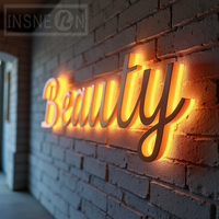 Custom 3D LED Metal Letters Light Up Sign For Storefront Business Outdoor Waterproof Illuminated Signage