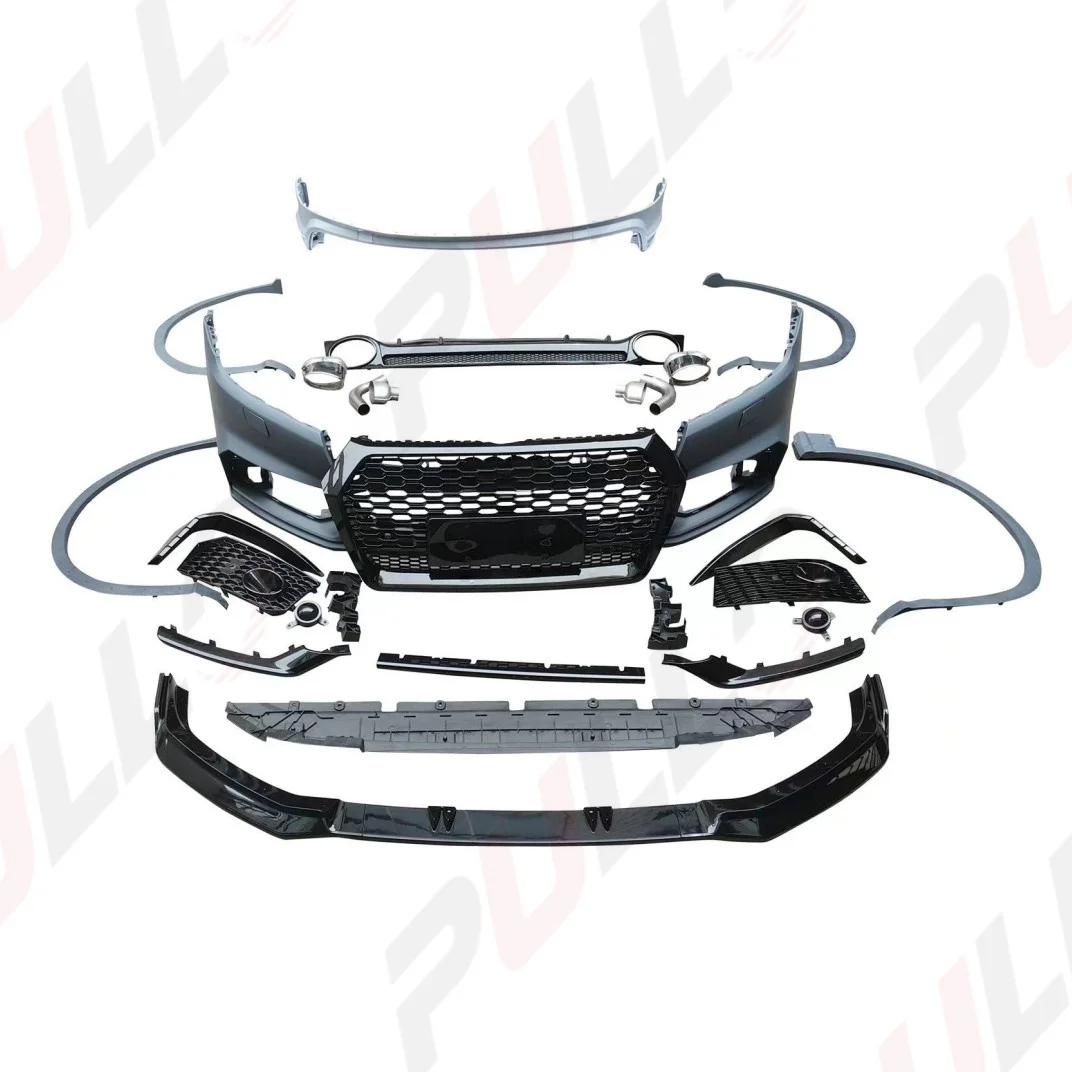 High Quality Car Bumpers Modified for . Q5 2018-2020 Upgrade to RSQ5 Model Include Front Bumper Front Lip and Rear Lip