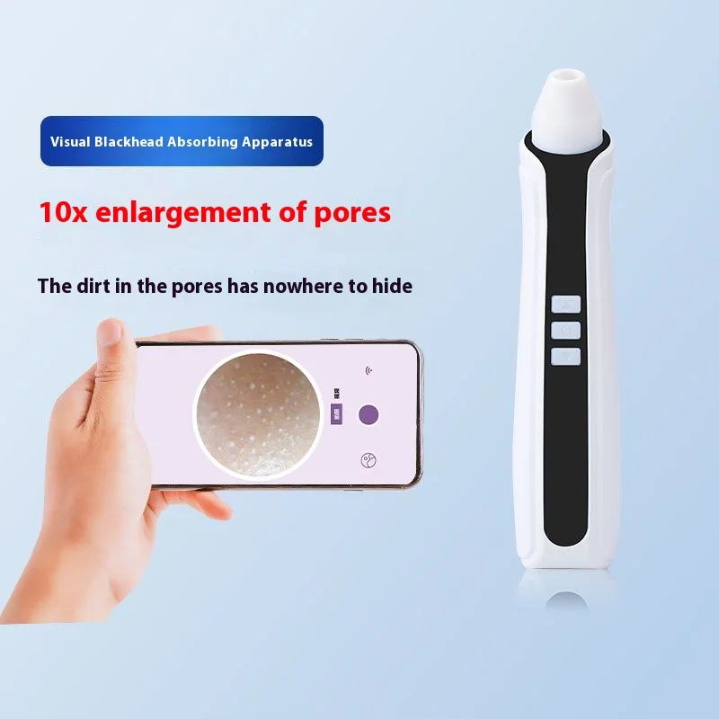 Electric Visual Blackhead Remover Deep Cleaning Pore Shrinking Suction Tool for Stubborn Blackheads