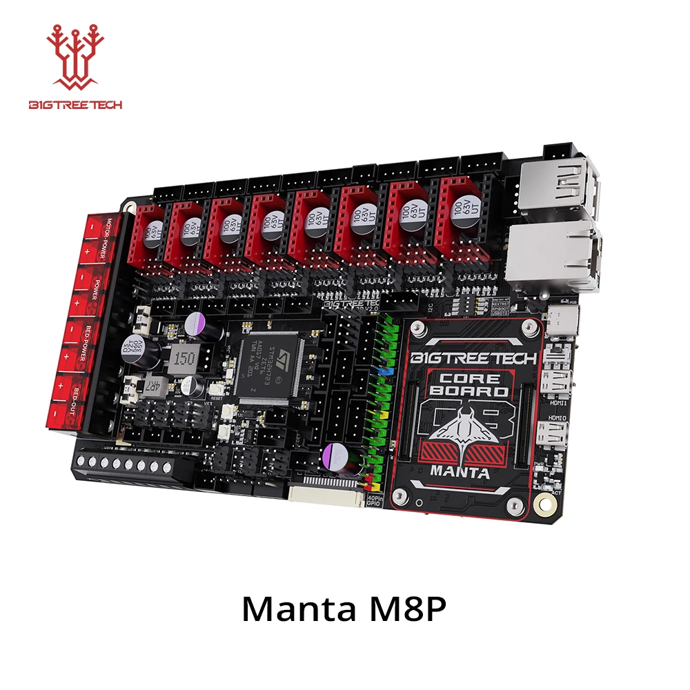 BIGTREETECH Manta M4P M5P M8P Moederbord 32bit voor Klipper Raspberry Voron Ender 3 Stealthy Hi-Speed Oplossing 3D Printer onderdelen
