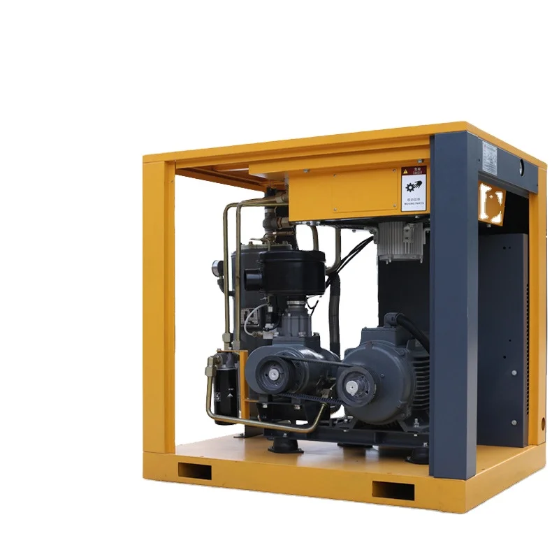 Energy Saving 20bar 37KW 50HP air compressor belt PM variable speed rotary screw air compressor