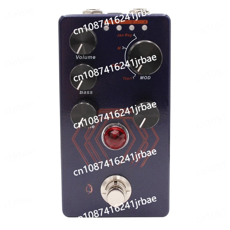 Roller Compressor Guitar Pedal 4 Modes Compress Effect with Sustain/Blend/Level/Tone Button Metal True Bypass