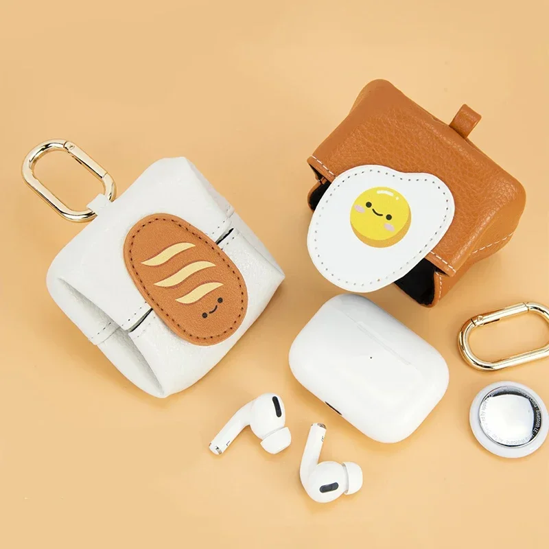 Cute Earphone Bag Pendant Microfiber Leather Mini Lipstick Storage Bag Fashion Coin Purse Multipurpose Student Wallet