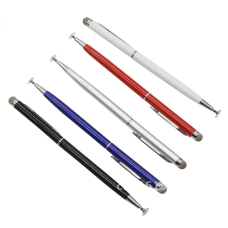 Capacitive Pen Stylus with Touch Screen Drawing Pen 2in1 for Tablet PC Smart Phone Conductive Touch Sucker Microfiber Touch Head