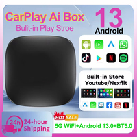 Wireless Carplay Android Auto Ai Tv Box Android 13 For Youtube Netflix For Volvo Benz Audi Mazda Chevrolet Ford Opel Hyundai