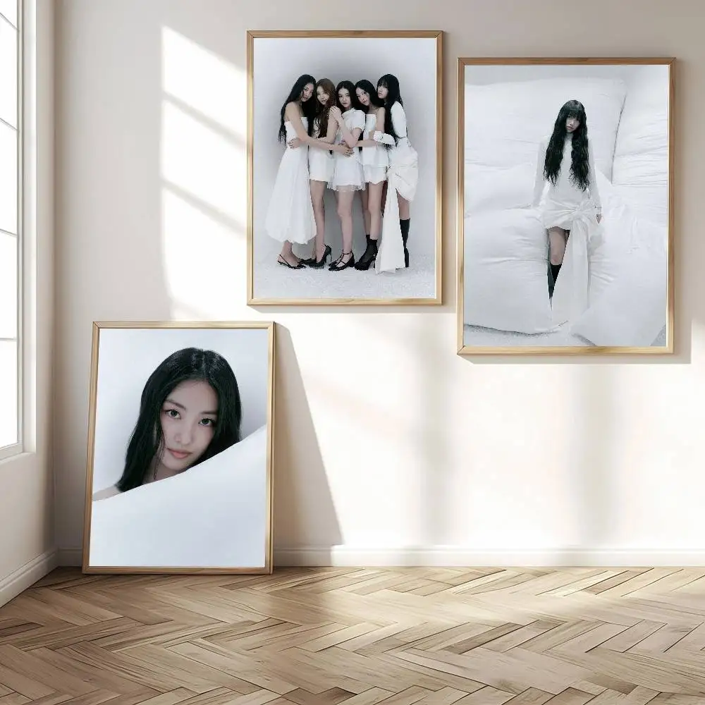 1 قطعة MEOVV Kpop فتاة مجموعة المشارك طباعة لغرفة النوم غرفة المعيشة ديكور المنزل اللوحة جدار الفن HD صورة جدارية #2