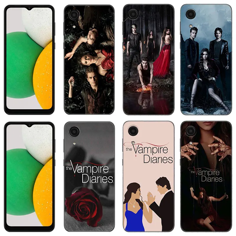 The Vampire Diaries Phone Case For Samsung Galaxy A01 A03 Core A04 E A02 A05 A10 A20 A21 A30 A50 S A6 A8 + A7 2018 Black Cover