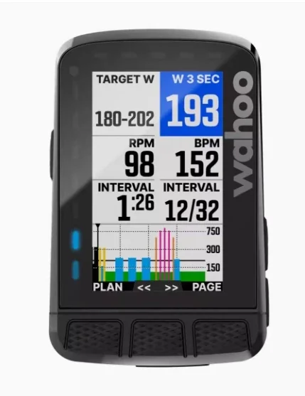 Wahoo ELEMNT Bolt V2 GPS Cycling/Bike Computer, Black