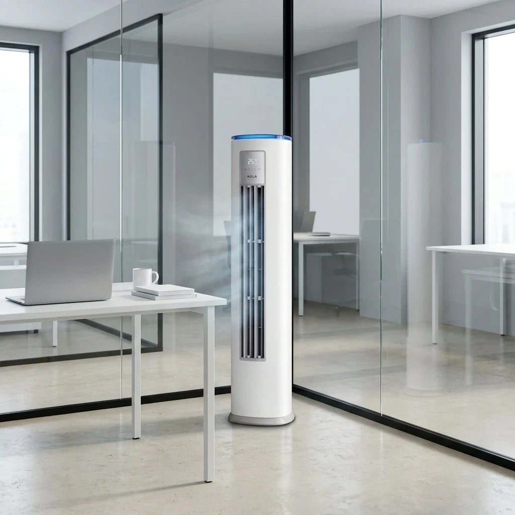 Energy Class Inverter Floor Standing Air Conditioner R32 Refrigerant Cooling Heating Home Office Equipment