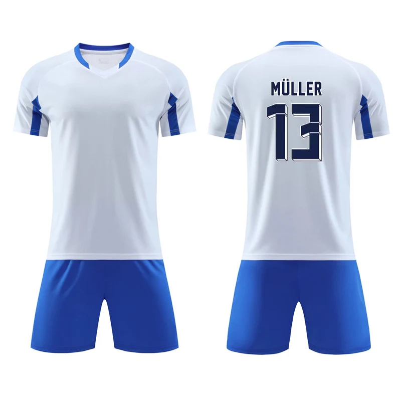 Futebol Shirt Sets Kids Soccer Jerseys Suit Boys Football Uniforms Soccer Kit Children Girls Sportswear Clothing