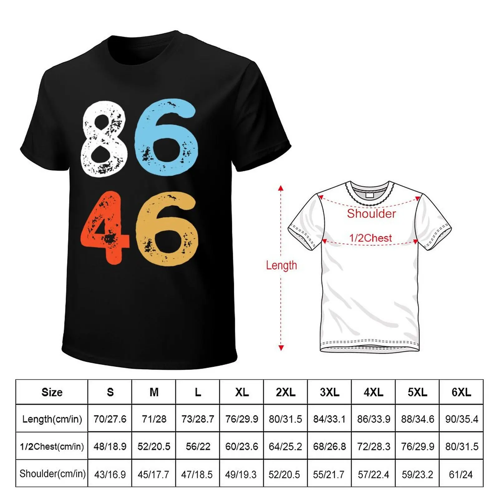 vintage Impeach 8646 joe Biden anti, not my President ,Retro 86 46 Biden Harris against gifts T-Shirt