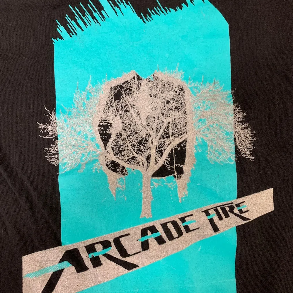 Gently Used Arcade Fire 2005 Funeral Tour T Shirt Small