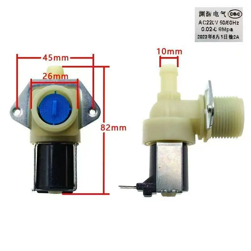 Fridge Ice Cube Maker Solenoid Valve Easy Install Replacement for Service Valve for Cooling Systems