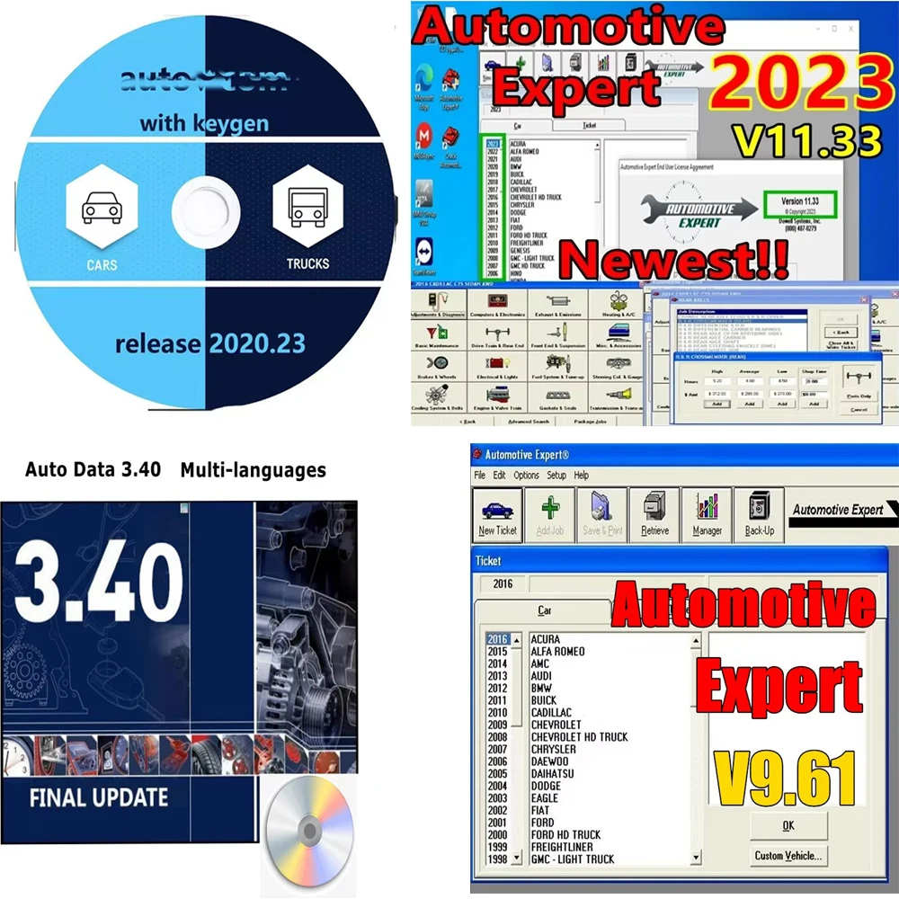 en Auto+2024 Delphis 2021.10b con software keygen DS 150 Auto+coms 2021.11 Códigos+Automotive 11.33+Automotive Expert 9.6