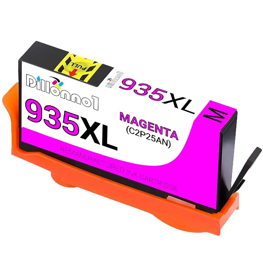 5แพ็คสำหรับ HP # 934XL # 935XL ตลับหมึกสำหรับ HP Officejet 6812 6815