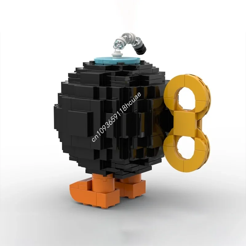 260pcs MOC Bob Omb Mariosed Model Building Blocks Construction Assemble Toy Creative Christmas Gift Idea Kids Birthday