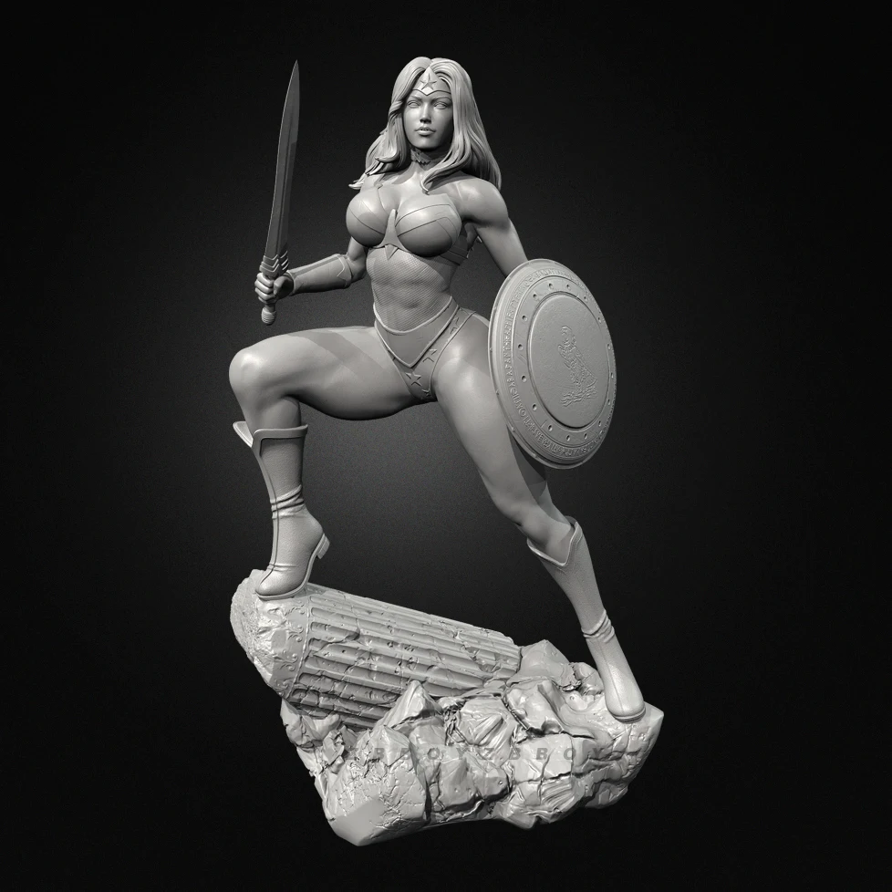 

The height of man 38mm 50mm 75mm Resin model kits figure beauty colorless and self-assembled （3D Printing ）TD-7499 /3D
