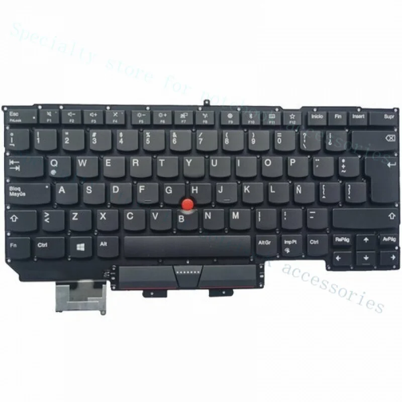 

A++Latin Spanish Keyboard for Lenovo ThinkPad X1 Carbon 5th Gen 2017 20HQ 20HR