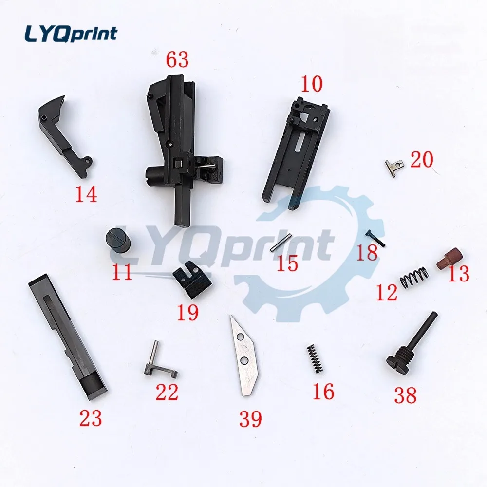 

Сетчалка с двойной головкой M2000, детали головки машины, крюк для языка, слайдер, пружинный цилиндр, зубчатая пластина