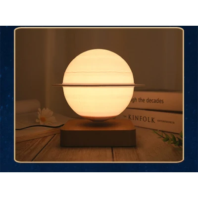 Maglev Saturn Lamp Craft Creative Ornament Technology Sense Moon Light Bedroom Decoration To Accompany Sleep