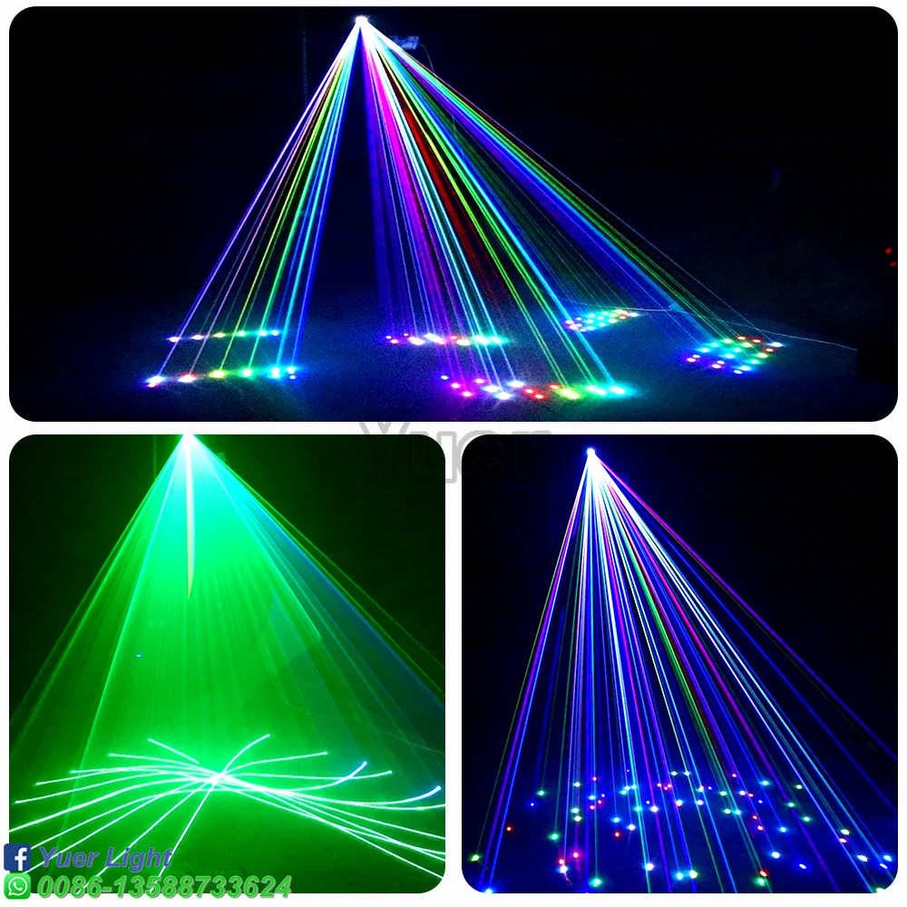 YUER 5W Outdoor Waterproof IP67 Scanning Star Laser Light Starry Sky Projector Garden Xmas Tree Party Xmas Wedding Decor Park image 6