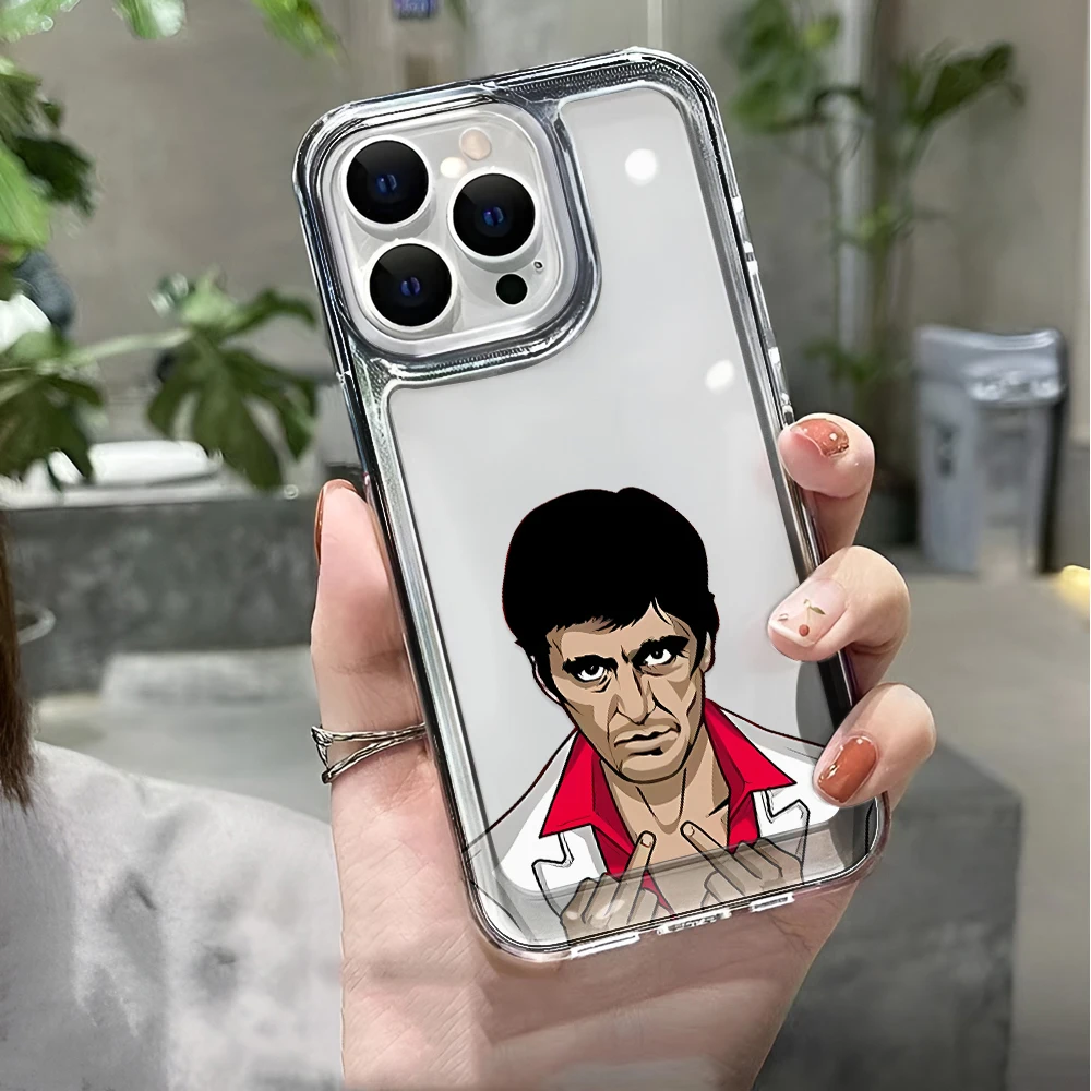 Play cool man Phone Case For iPhone 16 15 14 13 12 11 Pro Max Shockproof Transparent Bumper Back Cover 17 Air 16 15 14 Plus