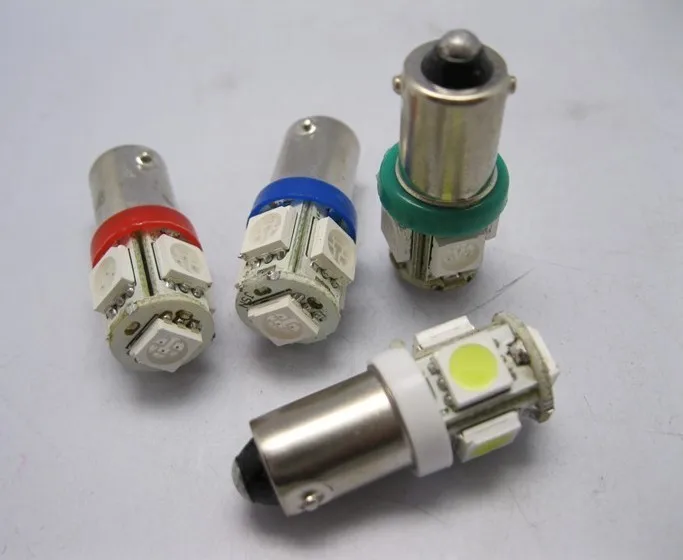 Led Ba9s-5smd 5050 Three Chip LED Side Lamp / Reversing Lamp / Car Light (single Price) Led Lights for Car  Car Accessories