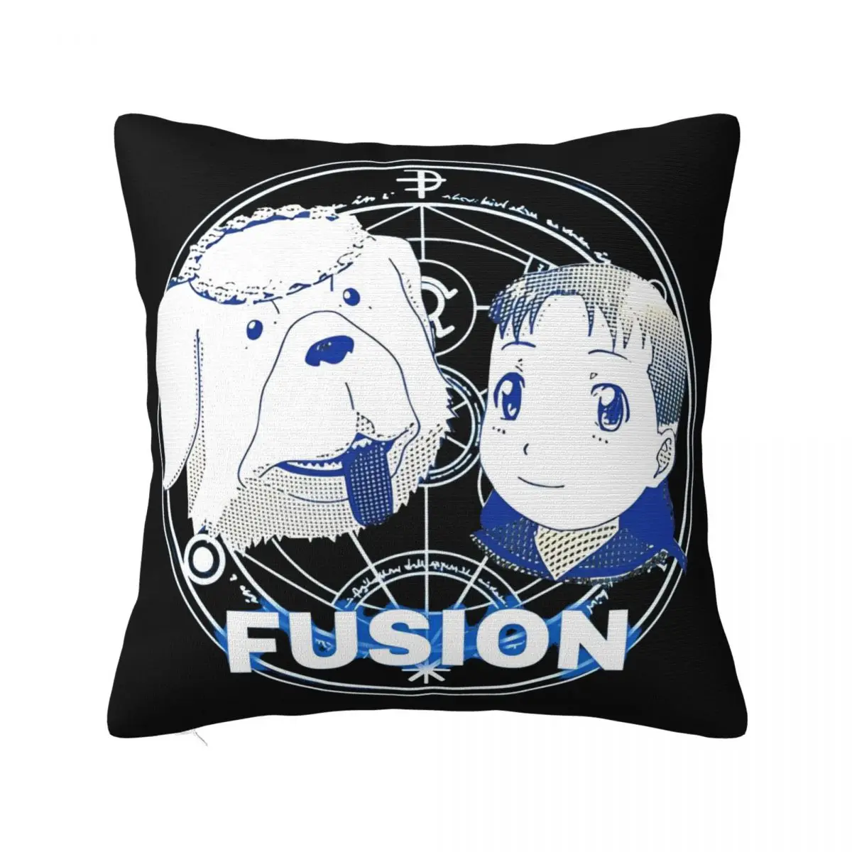 Fullmetal Alchemist Fusion Pillowcase Double-sided Printing Polyester Cushion Cover Decor Pillow Case Cover Home Zippered