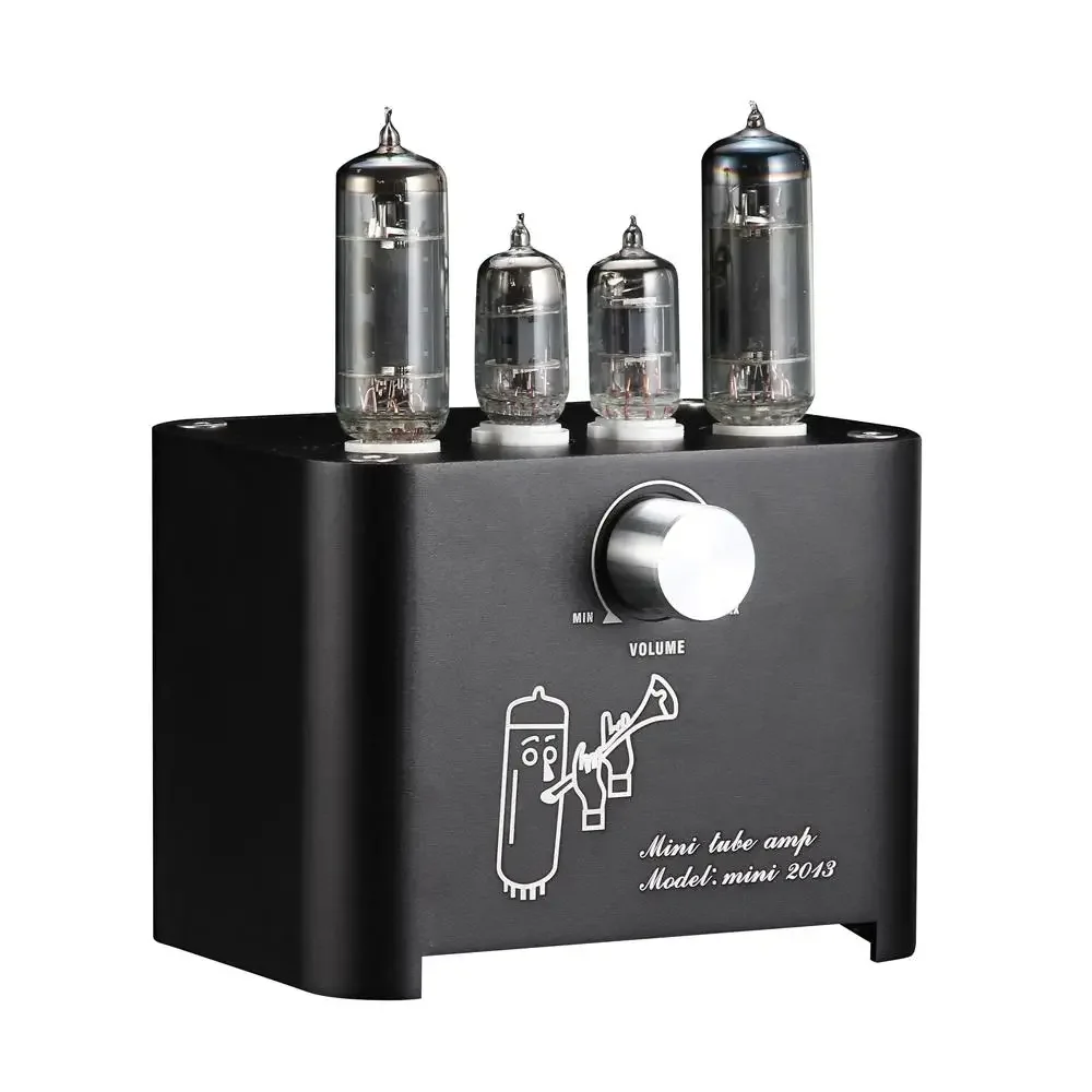 3W+3W Vacuum Tube Amplifier APPJ mini2013 6J1 6P1 Lossless HIFI Stereo Audio Power Amplifier Desktop Home Audio Vintage AMP