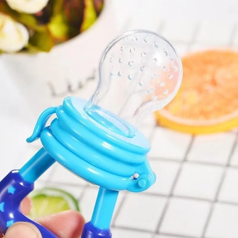 Infant Silicone Nipple/Vegetable and Fruit Feeding Utensil/Bite Happy Coke Feeding Aid/Baby Helper for Eating Fruit Puree