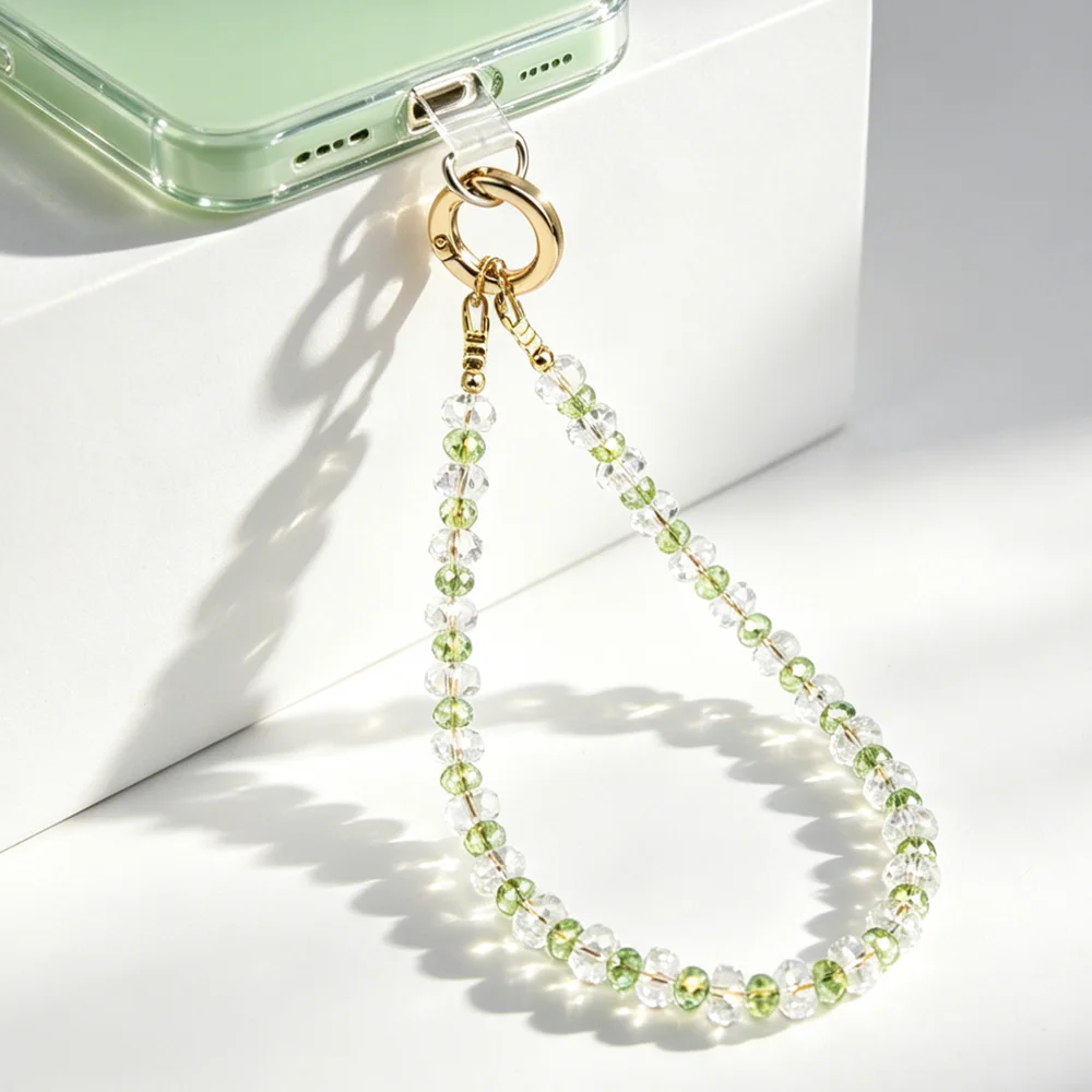 

MQIQI Crystal Phone Charm Strap Premium lanyard Strap for phone Strap Wrist Chain for Cell Phone Pendant Anti-Loss Accessory