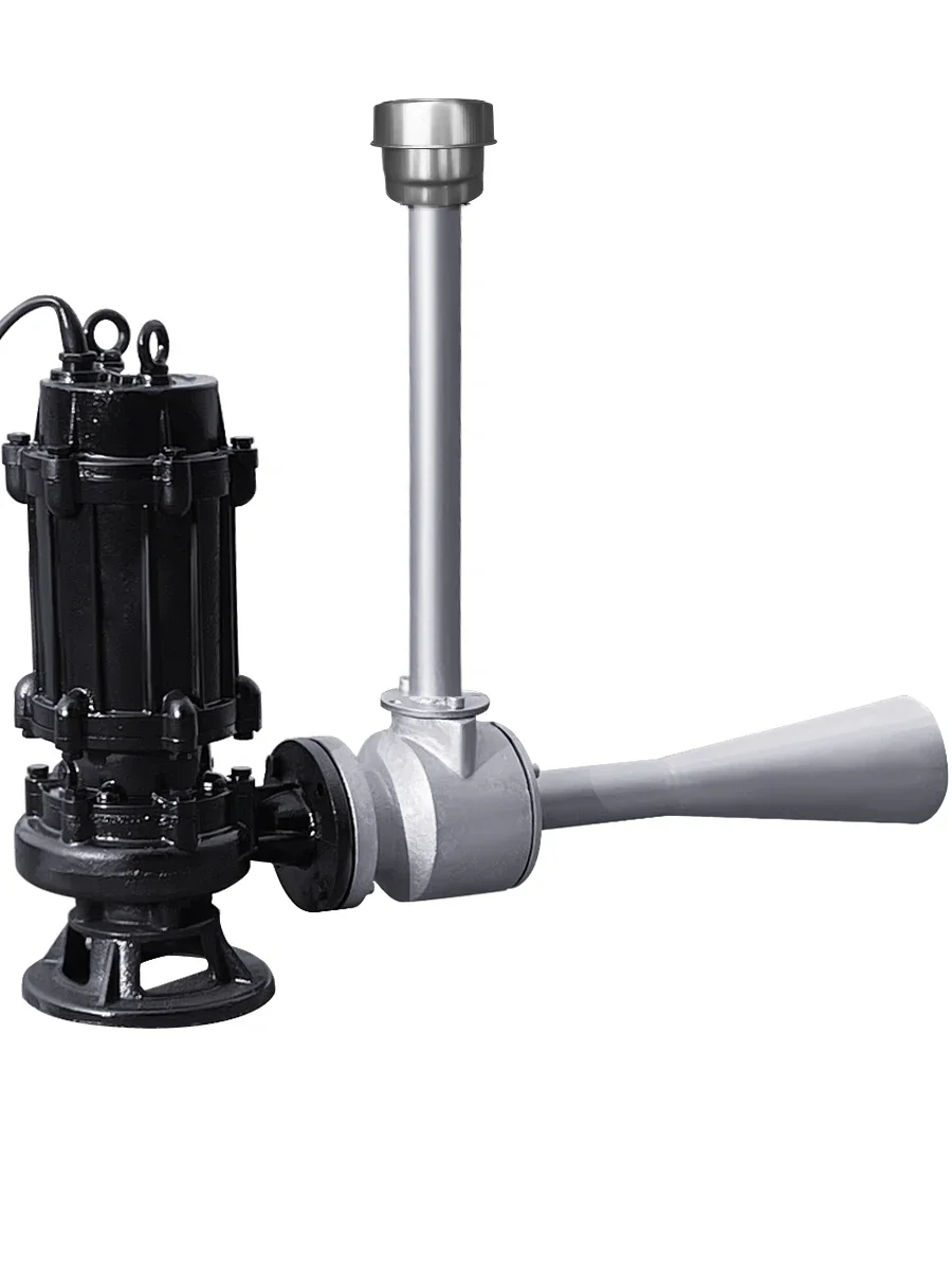 

-QSB Jet Aerator Deep Water Self-Priming Submersible High Speed Water Flow Aerator