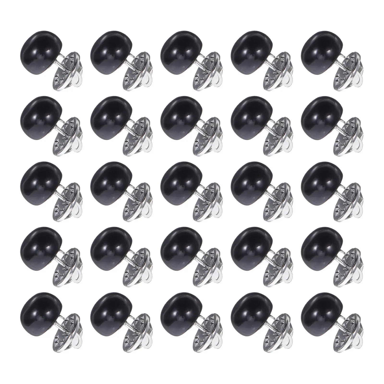 25Pcs Reusable Mini Pearl Brooch Pins No Sew Covering Up Button Pins for Shirt Dress Sweater Shawl Coat Clothing Accessories