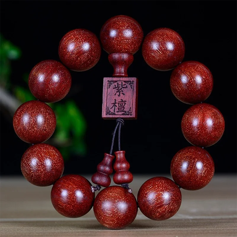 Buddhist natural sandalwood Buddha statue meditation wood prayer beads mala bracelet men women Heal bracelet pendant Hot sales