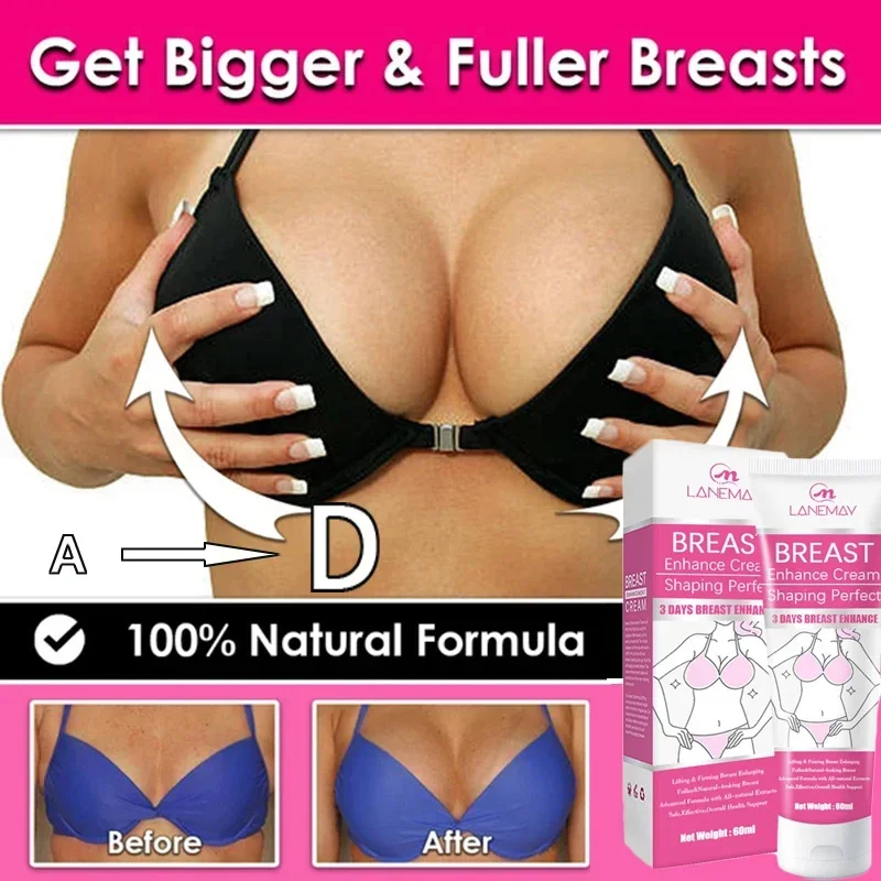 

Fast Breast Growth Enlargement Cream Chest Lift Firm Enhancer Care Oil Butt Breast Plump Growth Massage Boobs Bigger Body Care