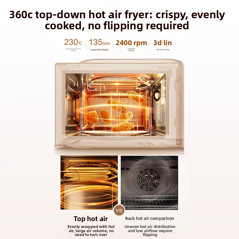 Microwave Oven Air Fryer Inverter - Versatile Kitchen Appliance for Healthy Cooking