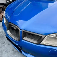 Rejilla de capó delantero de coche, parrilla de parachoques de carreras, accesorios exteriores para Subaru Impreza WRX STI 2006-2007 de fibra de carbono