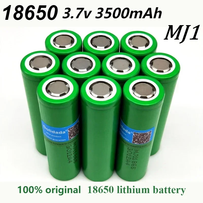 

3.7v 3500mah INR18650 MJ1 Rechargeable Lithium Battery, Suitable for Mobile Power Banks, Flashlights, and Electronic Cigarettes