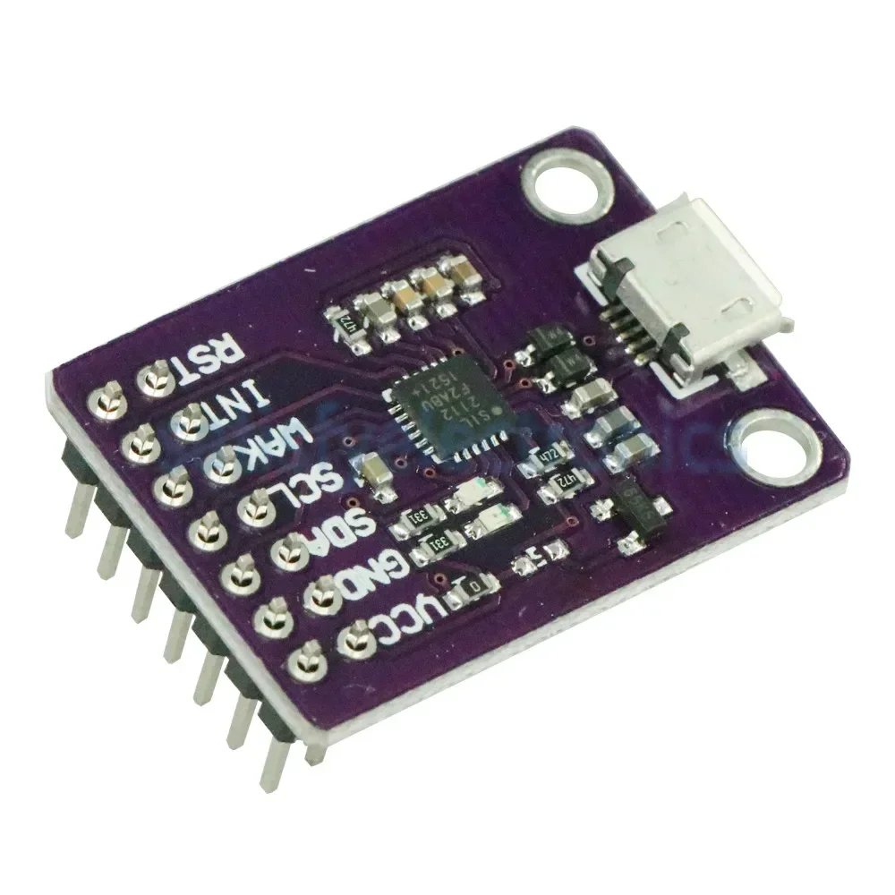 

CP2112 Debug Board USB to I2C Communication Module 2.0 Micro USB 2112 Evaluation Kit For CCS811 Sensor Module NEW