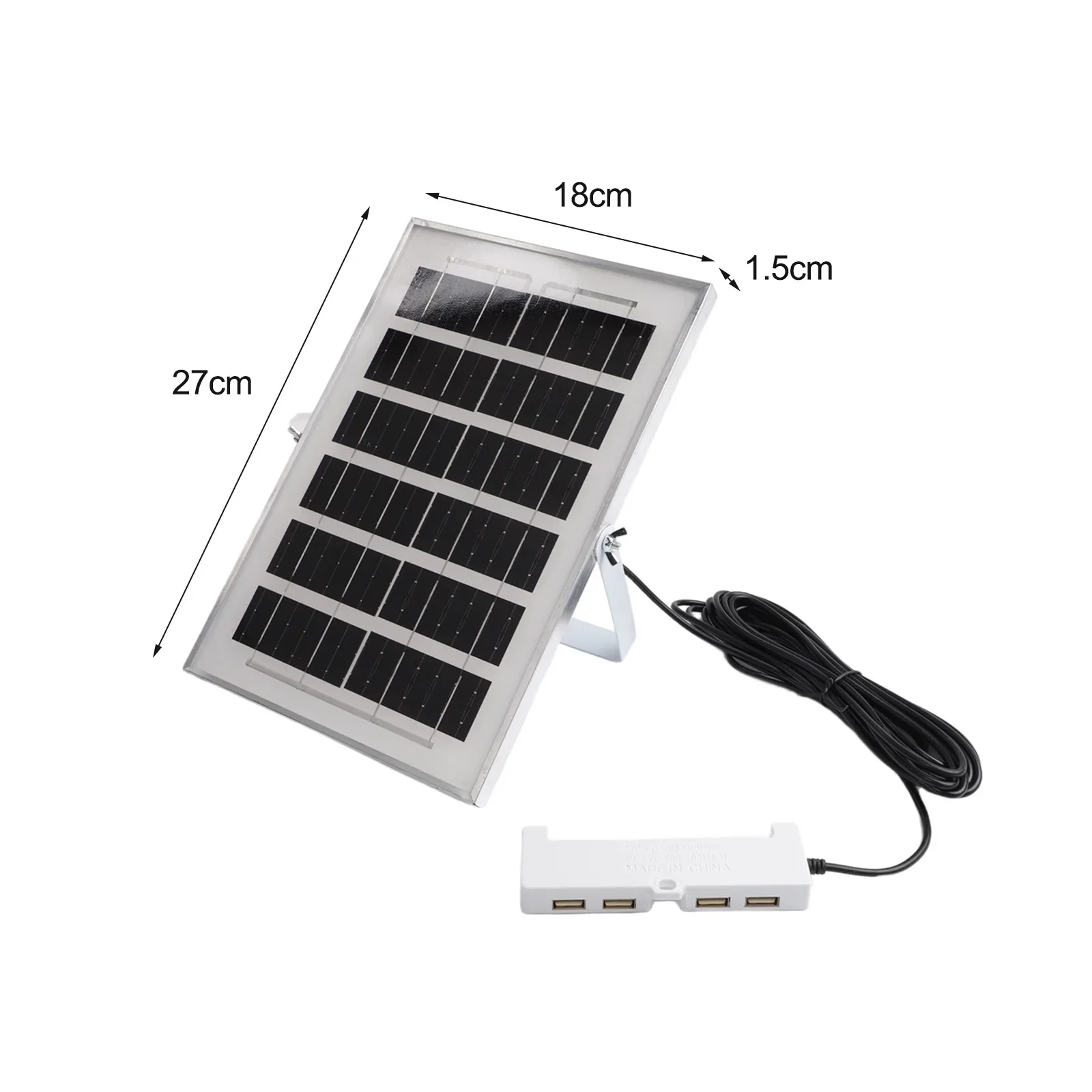 4 USB Ports Charger for Mppt 4 USB Ports Solar Battery Charger Compact Factor Efficient Energy Conversion Camping