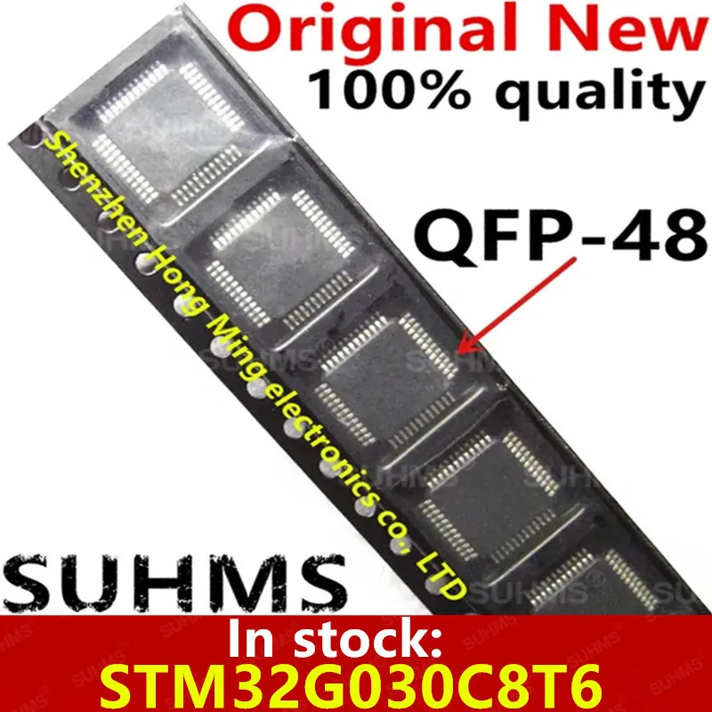 (10-100piece)100% New STM32G030C8T6 STM32G030 C8T6 QFP-48