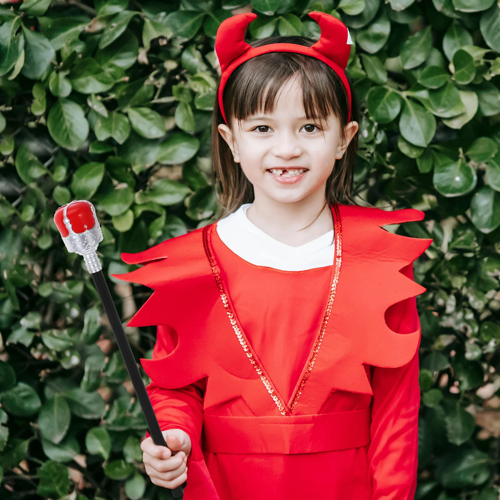 

Royal King Scepter Cosplay Cane Prop Halloween Party Decorative Dress Up Accessory Stage Performance Photo Prop