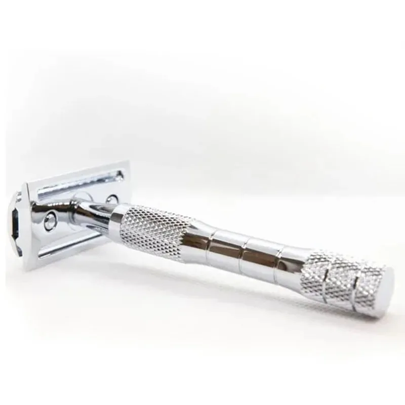 Yaqi Warna Krom Cukur Basah Hadiah Pisau Cukur Pengaman Tepi Ganda Pisau Cukur Baja Tahan Karat