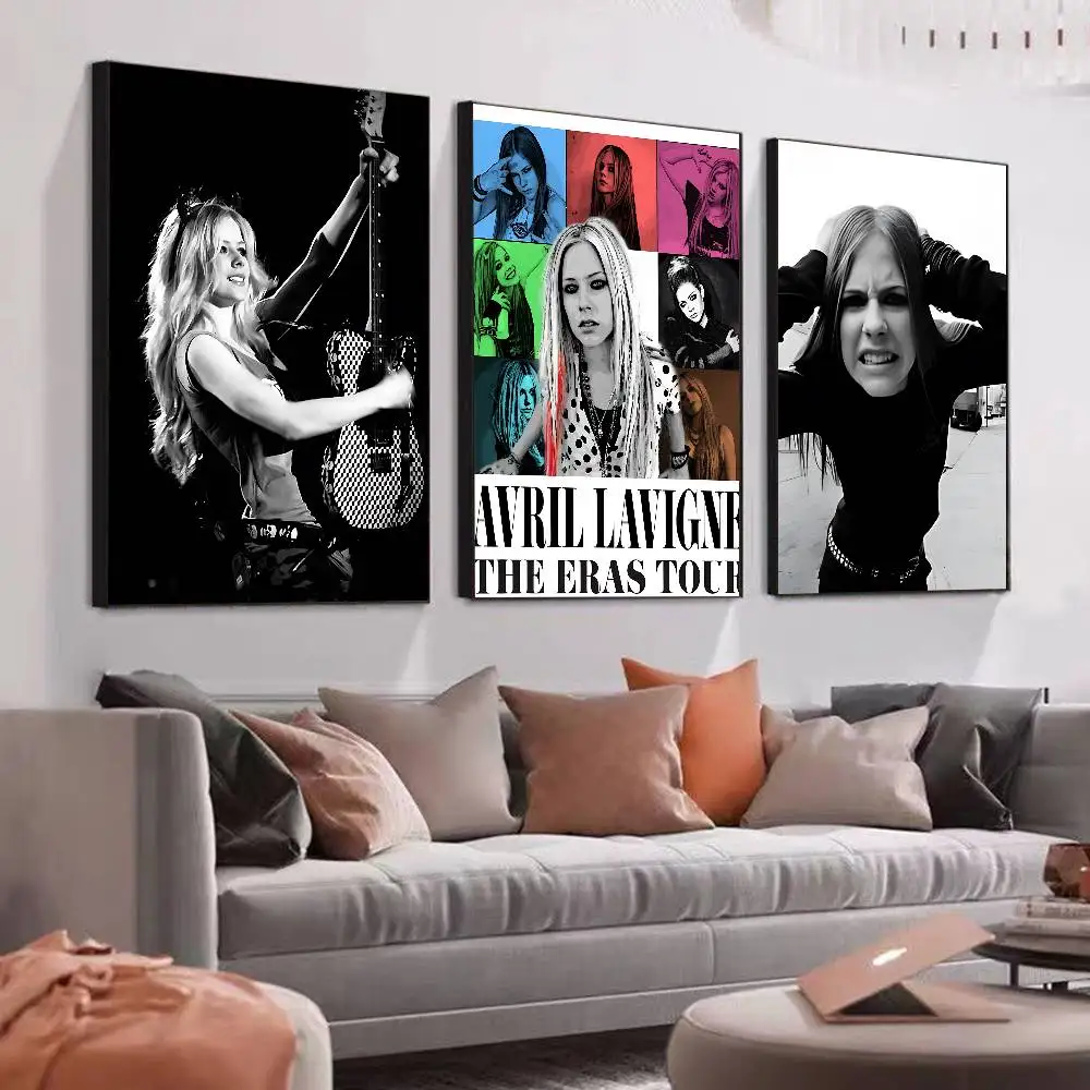 المغني أفريل لافين ملصق لا مؤطرة ملصق كرافت نادي بار ورقة خمر ملصق جدار الفن اللوحة غرفة نوم دراسة ملصقات