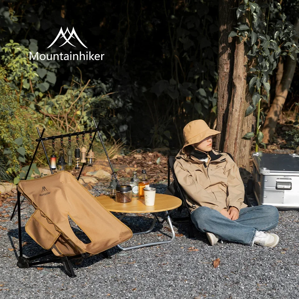 

Складной пляжный стул MOUNTAINHIKER: ультралегкий, низкопрофильный, портативный, сетчатый, для кемпинга и походов, для использования на земле