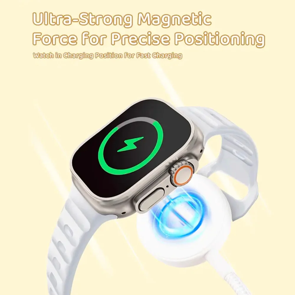 Keychain 3 in 1 For iWatch / Phone USB Charging Cable for iPhone 15 14 Type C/Wireless Charging for Apple Watch Ultra SE/9/8/7/6