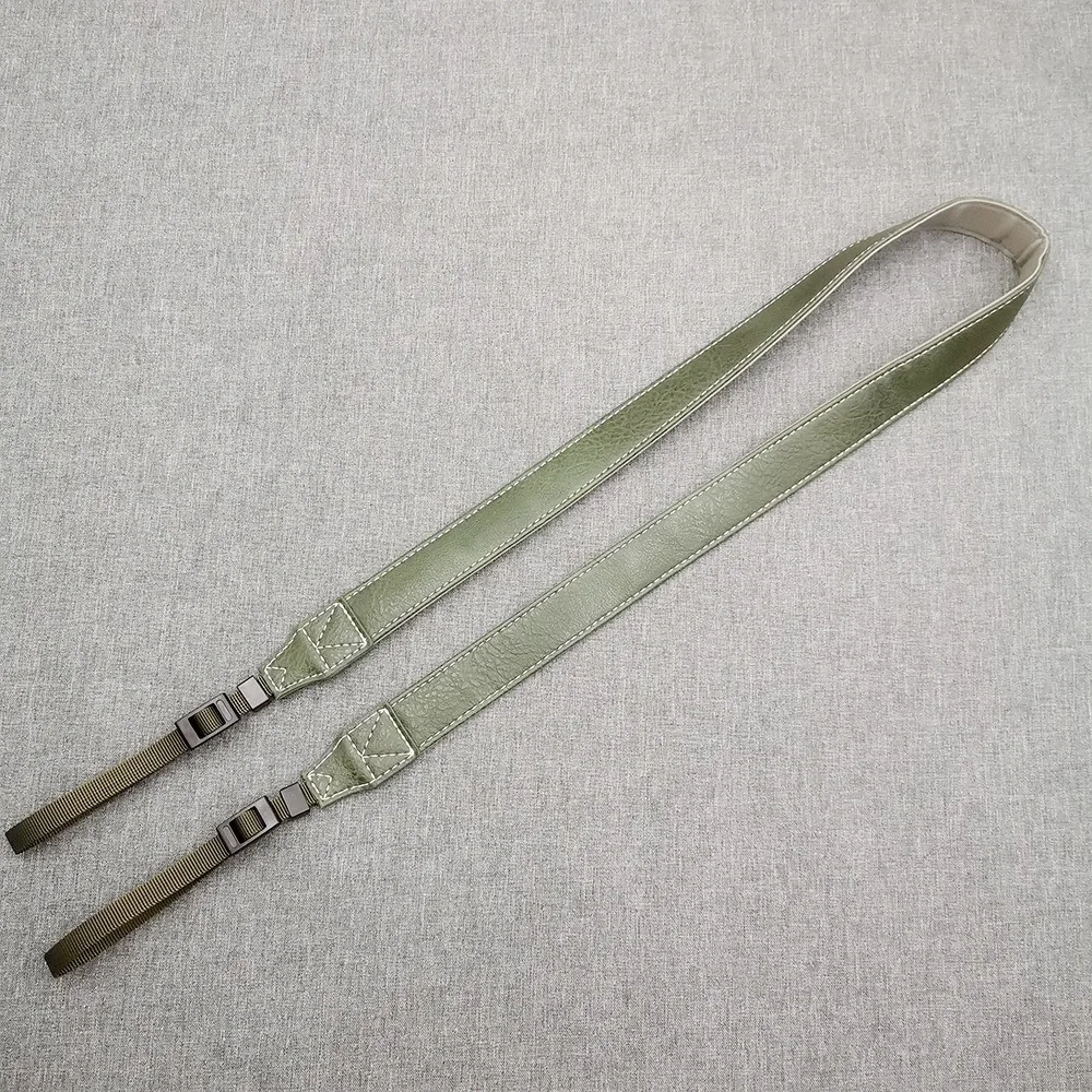 PU Leather Camera Shoulder Strap Retro Adjustable Micro Single Strap For Sony/ Nikon/Canon SLR Cameras Strap Accessories