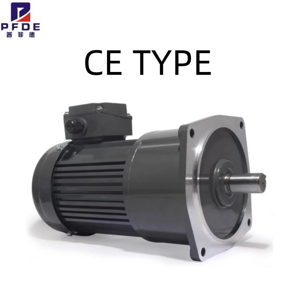 

380V 400W Gear Reduction Motor Inverter Speed Control Horizontal Mount AC Motor Vertical / Horizontal 15rpm-500rpm