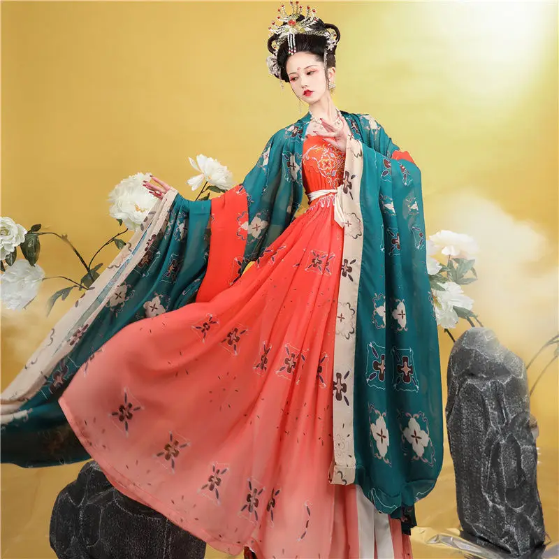 Authentic Original Hanfu Female Student Tang System  Fairy Dress  Chinese Traditional Dress  Ancient Chinese Costume