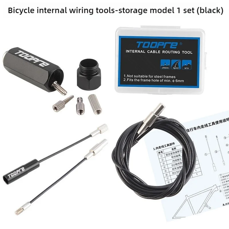 Fietsframes Mountain MTB Road Fietsen Rem Shift Hydraulische Binnendraad Installeren Gids Tool Bike Interne Kabelgeleidingsset